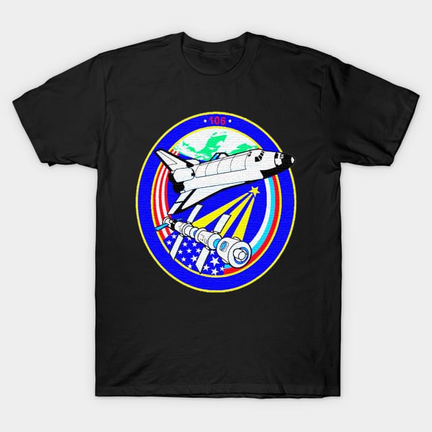 Black Panther Art - NASA Space Badge 60 T-Shirt by The Black Panther